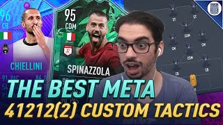 POST PATCH META 412122 CUSTOM TACTICS FOR FIFA 22 ULTIMATE TEAM ELITEFUTCHAMPS RANK 1 [upl. by Anwahsiek856]