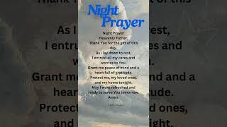 NIGHT PRAYERyoutubeshortsnightprayernightprayer shortsfeed [upl. by Haisa]