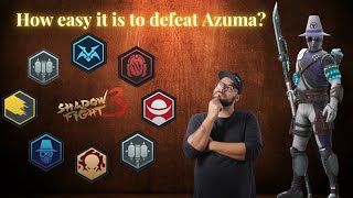 Different sets against Azuma the Feldsher  Shadow fight 3 Market Madness event [upl. by Atinahs792]