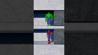 Spiderman VS Hulk spiderman shorts gta [upl. by Nitsud]