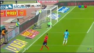 Gol de Emiliano Rigoni  Belgrano Cba 0 x 1 Independiente  Fecha 1  Liga Argentina [upl. by Annaerb608]