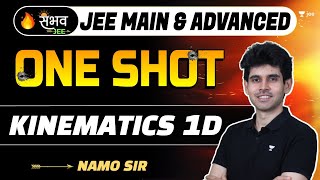 Kinematics 1D  One Shot  Sambhav  JEE Main amp Advanced  jee2024 jee2025 namokaul [upl. by Romo]