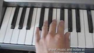 50 cent  Candy Shop Piano Tutorial [upl. by Fontana]