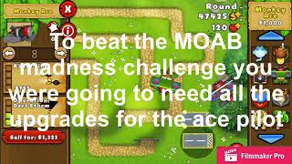 Easy completion of MOAB madness Bloons tower defense five [upl. by Llenol]