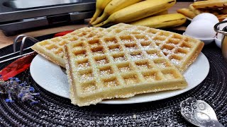 Rezept Belgische Waffeln  super fluffige Waffeln sehr lecker und einfach gemacht [upl. by Shane492]