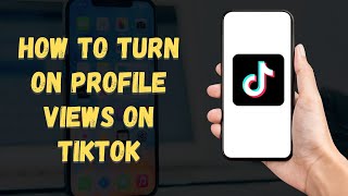 How to TURN ON Profile Views on TikTok 2024 See Whos Checking You Out 👀 [upl. by Adnoval138]