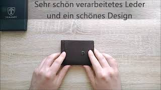 Slim Wallet Travando im Test Top minimalist Wallet  Kreditkartenetui Deutsch Herren Portemonnaie [upl. by Llemaj540]