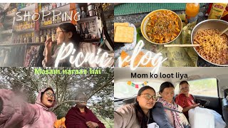 WENT KAZA FOR SHOPPING  PICNIC WITH ACHE TSETAN 🍱  village life 🫶 spiti [upl. by Haissi]