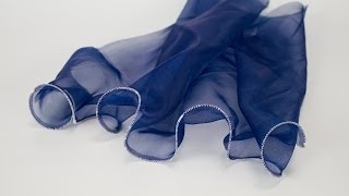 How to Sew a Curly Hem With Fishing Line [upl. by Bonnes]