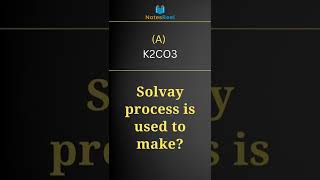 Solvay process is used to make [upl. by Reivaj]