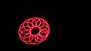 Red laser spirograph PWM [upl. by Claman708]