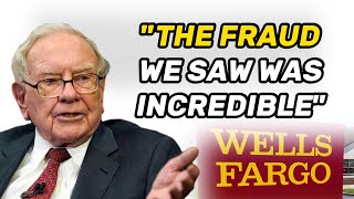 Warren Buffett Why he sold Wells Fargo 👋 3 MAJOR MISTAKES ❌ [upl. by Gnoh]