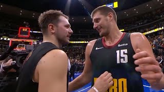 Luka Doncic amp Nikola Jokić Show Love After Nuggets vs Mavs 🤝 [upl. by Htenaj]