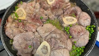 OSSOBUCO CON PISELLI di Betty e Marco  Ricetta facile e veloce [upl. by Orbadiah]