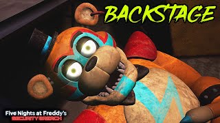 Five Nights at Freddys Security Breach FNAF  BACKSTAGE Guide  Where to Find a Backstage Pass [upl. by Cate886]