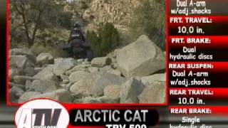 ATV Television Test  2004 Arctic Cat TRV 500 [upl. by Suidualc845]