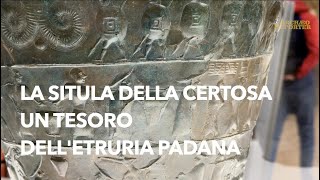 La celebre Situla della Certosa tesoro per gli Etruschi di Felsina Bologna [upl. by Mikkanen]