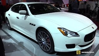 2015 Maserati Quattroporte GTS  Exterior and Interior Walkaround  2014 Paris Auto Show [upl. by Rustice]