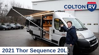 2021 Thor Sequence 20L Class B Motorhome Camper Van Walkthrough Review [upl. by Yralam]