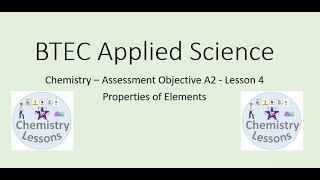 BTEC Applied Science Unit 1 Chemistry MC Test [upl. by Abernon]