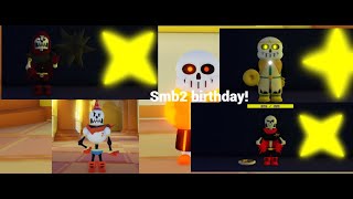 Smb2 birthdayFEsans showcase [upl. by Huttan]