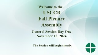 USCCB Fall Plenary Assembly Public Session Baltimore Maryland  Day One [upl. by Eltsyrc]