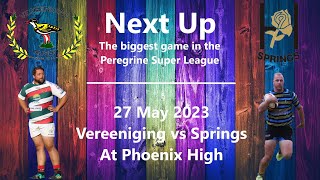 Vereeniging 29 vs 31 Springs  27 May 2023 [upl. by Maryrose198]