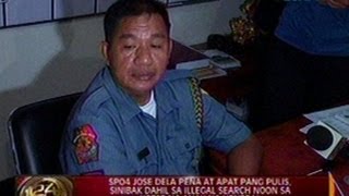 SPO4 Dela Peña at 4 pang pulis sinibak dahil sa illegal search noon sa kotse ng anak ng heneral [upl. by Leaj]