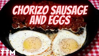 How to Cook Chorizo Sausage and Eggs in the Air Fryer Toaster Oven [upl. by Arek]