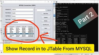 JAVA Tutorial 2  How to Get Data from Database to JTable in Java  Display MySQL Data into JTable [upl. by Jablon]