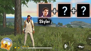 Best Skill Combination For Skyler Character  Tips and Tricks For New Character Skyler  Free Fire [upl. by Ahsias545]