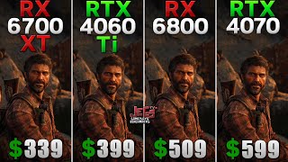 RX 6700 XT vs RTX 4060 Ti vs RX 6800 vs RTX 4070 Tested in 15 games [upl. by Osbourne699]