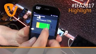 IFA 2017 – die robusten Smartphones CAT S31 amp S41 im Verivox HandsonTest deutsch [upl. by Annayr]