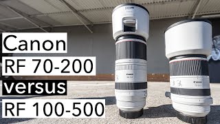 Canon RF 100500mm vs RF 70200mm  more speed or more focal length EOS R vs EOS R5 4K [upl. by Adler]