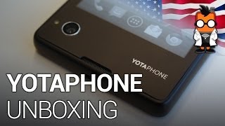 YotaPhone Unboxing  Dualdisplay Smartphone with EPaper screen [upl. by Modestine955]