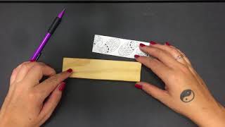 Everyday Crafting How To Transfer Lettering To Wood Without Transfer Paper [upl. by Joliet818]