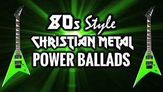 9 Epic 80s Style Christian Metal PowerBallads by Pastor Brad [upl. by Qooraf]