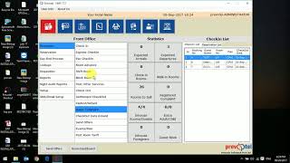 PREVOTEL  PRABHARI Hotel Management Software Demo 1 [upl. by Ttebroc]