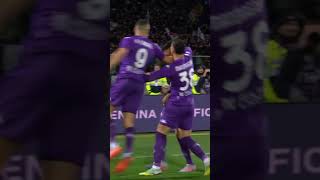 Shorts  Nico Gonzalez goal  Penalty Kick against Maignan  Fiorentina vs Milan [upl. by Ut]