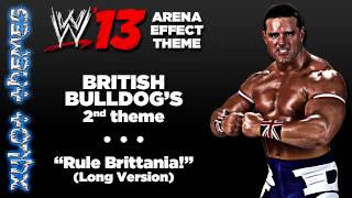 WWE 13 Arena Effect Theme  British Bulldogs 2nd WWE theme quotRule Britanniaquot Real Version [upl. by Nat]