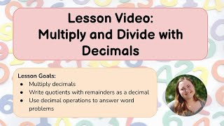 Multiply and Divide with Decimals [upl. by Etnohs]