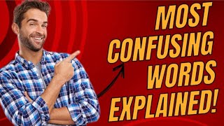 Most Confusing Words In English  list of 10 Commonly Confused English Words [upl. by Moyna]