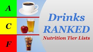 Nutrition Tier Lists Drinks [upl. by Letnwahs]