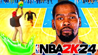 WHY DID 2K MAKE KD JUMPSHOT SO UGLY THIS YEAR ON NBA 2K24 NEXT GEN [upl. by Schroder795]