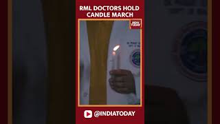 Kolkata Rape Horror RML Doctors In Delhi Hold A Candle March  India Today [upl. by Aniz103]