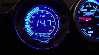 Prosport Evo wideband airfuel meter gauge at Mach V Motorsports [upl. by Eelyrag553]