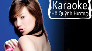 Hoang Mang  Hồ Quỳnh Hương  Official Karaoke Video [upl. by Riggins430]