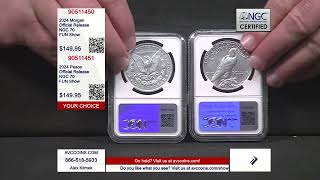 2024 Morgan amp Peace Dollars  Official Release  NGC 70 FUN Show [upl. by Nivlak]