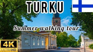 BEST TURKU CITY WALKING TOUR 4K ALL YOU NEED TO KNOW ABOUT FINLAND OLDEST CITY OF TURKU IN 1 HOUR [upl. by Mayram]