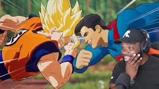 MANGA OR COMICS Goku Vs Superman Death Battle REACTION [upl. by Dawson]